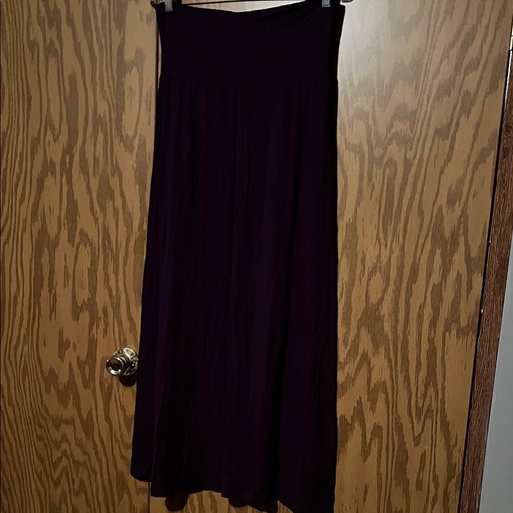 POPANA WOMANS PURPLE MAXI SKIRT LARGE